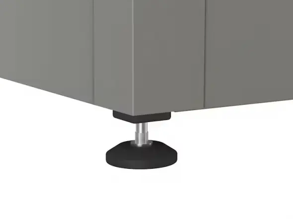 Egyéni beállítási lehetőség a magasságban állítható lábak segítségével